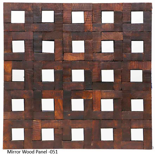 Mirror Wood Panel -051